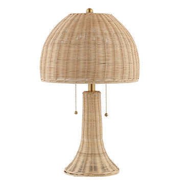 Joanie 22" Bohemian Rustic Iron LED Table Lamp